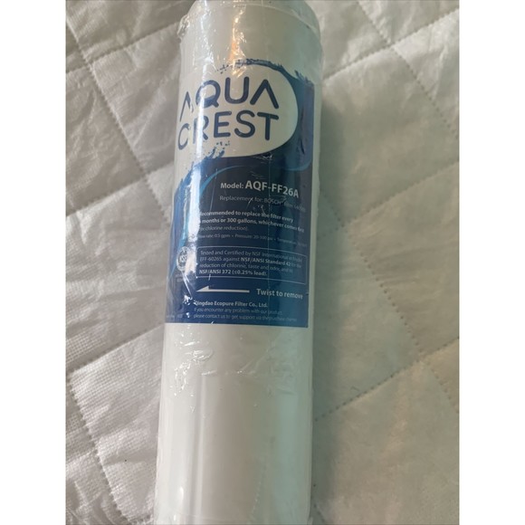 AQUACREST Refrigerator Water Filter Model AQF-FF26A Replacement for BOSCH 640565 - Picture 9 of 12